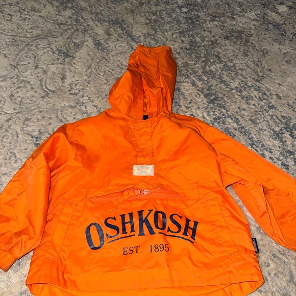 OshKosh Orange Hooded Jacket Kids - Picture 4 of 6